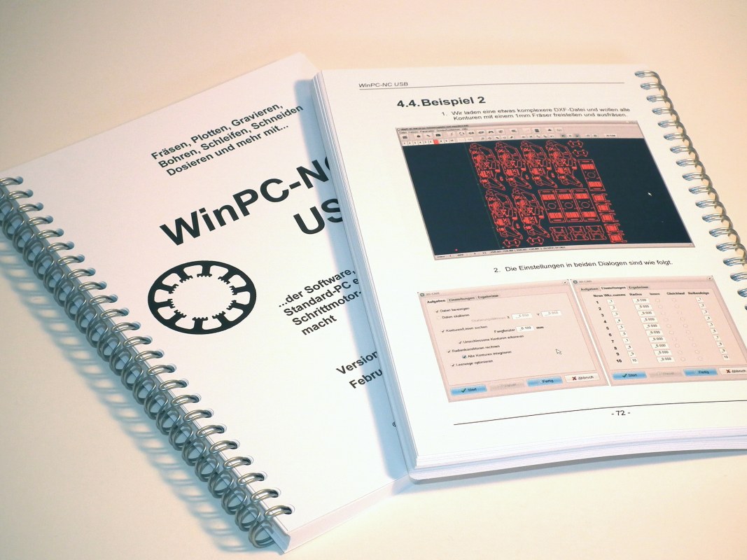 WinPC-NC Version 3 gedrucktes Handbuch